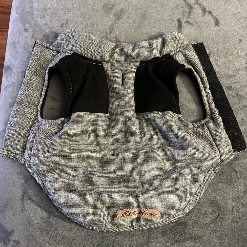 Eddie Bauer Gray and Black Dog Vest